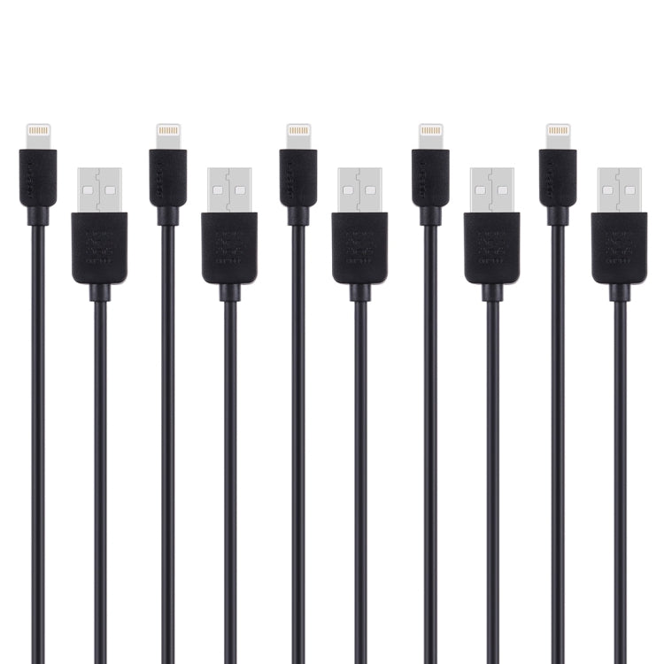 Kit di 5 cavi HAWEEL di sincronizzazione e ricarica ad alta velocità da 8 pin a USB da 1 m per iPhone, iPad, 5pcs Kit di 5 cavi HAWEEL di sincronizzazione e ricarica ad alta velocità da 8 pin a USB da 1 m per iPhone, iPad, 5pcs